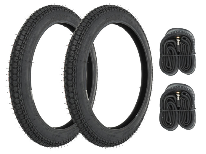 16 Zoll 2.25x16 Anlas NR-7 all weather Reifen Tomos A3 A35