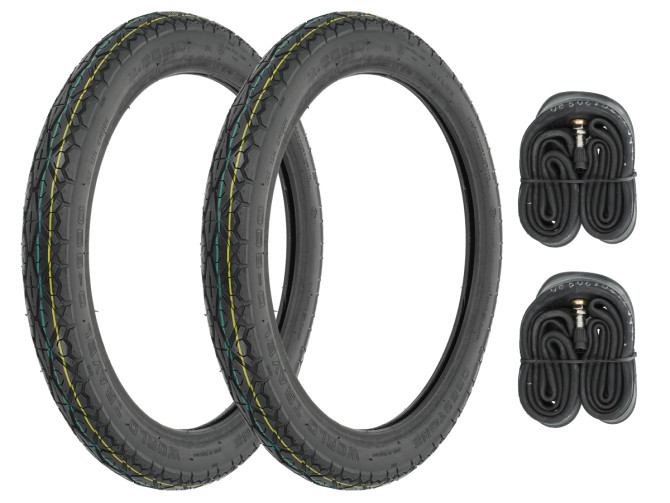16 Zoll 2.25x16 Deestone all weather Reifen Satz Tomos A3 / A35 product