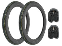 16 Zoll 2.25x16 Deestone D800 all weather Reifen Satz Tomos A3 / A35