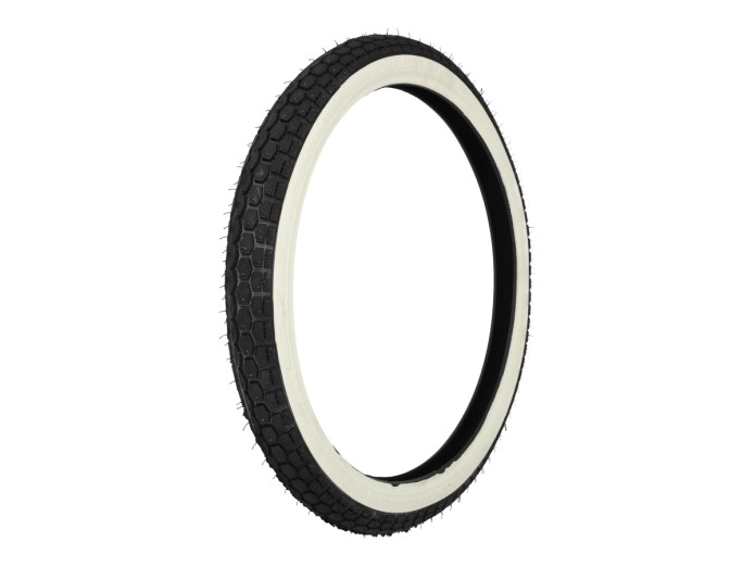 19 inch Continental KKS10WW white wall tire Tomos 2L 3L