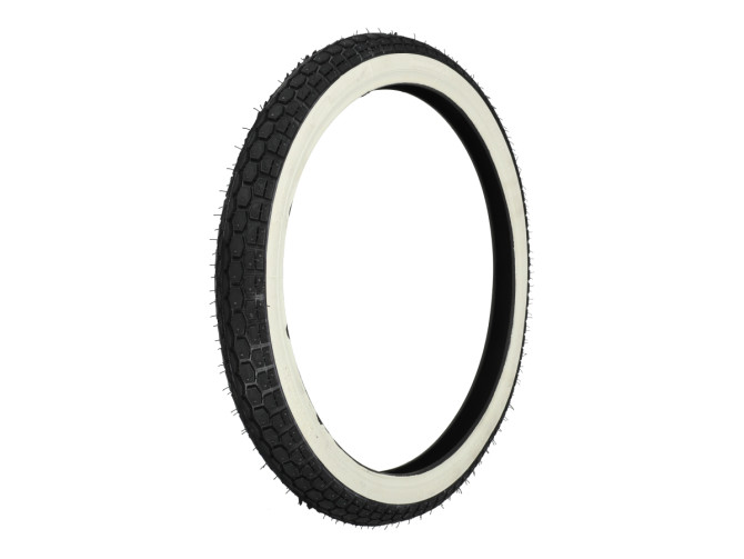 19 inch 2.50x19 Continental white wall buitenband Tomos 2L / 3L product