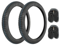 19 inch 2.25x19 Deestone D776 tires set Tomos 2L / 3L