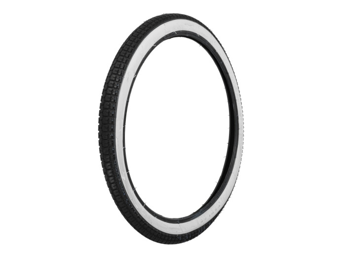 19 inch 2.00x19 Anlas NR-7 whitewall tire Tomos 2L / 3L
