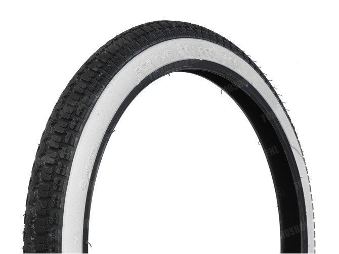 19 inch 2.25x19 Anlas NR-7 white wall tire Tomos 2L / 3L main