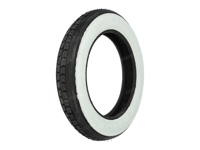 12 inch 3.00x12 Continental white wall tire Tomos Pack'R