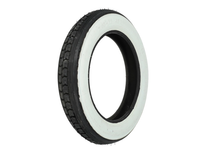 12 inch 3.00x12 Continental white wall tire Tomos Pack'R