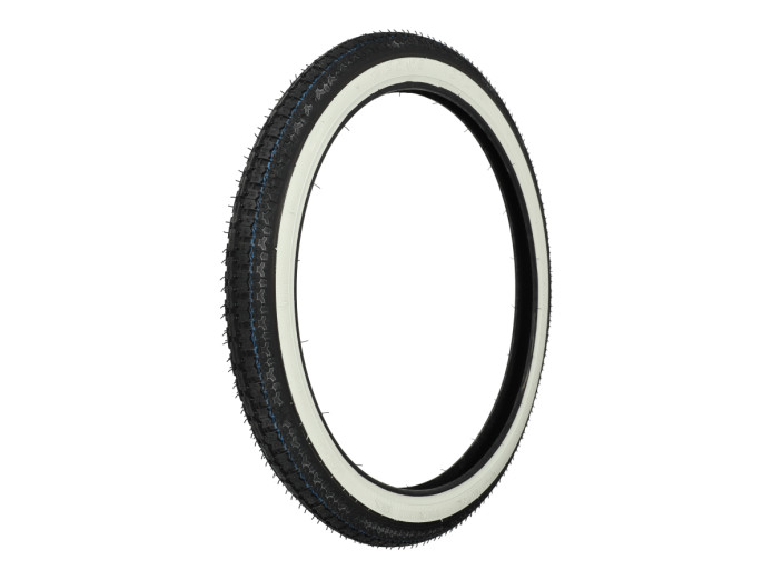 19 inch 2.25x19 Kenda white wall band straat Tomos 2L 3L