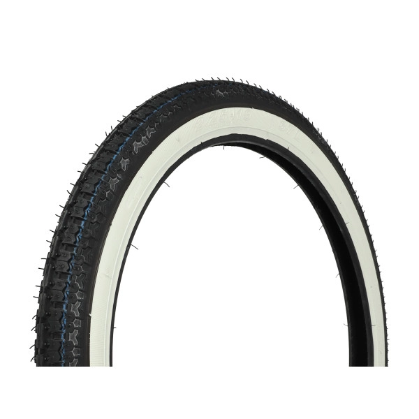 19 inch Kenda K252 white wall tire street profile Tomos 2L