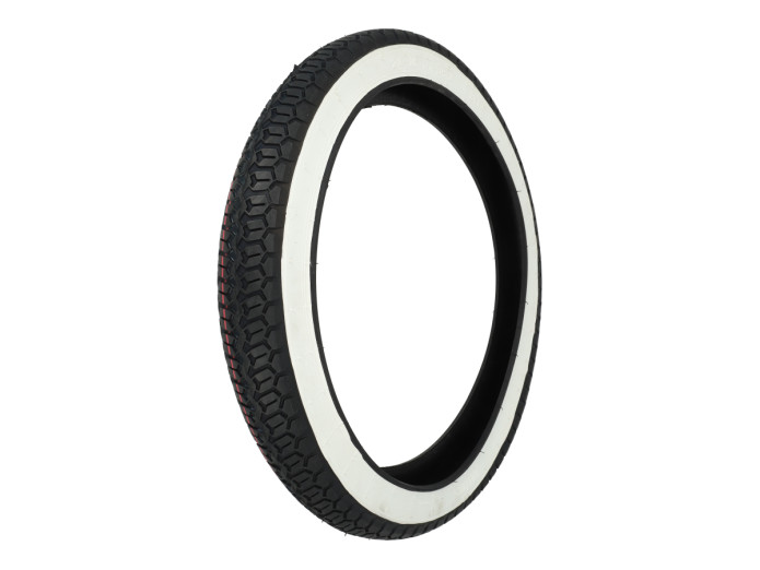 16 inch Sava / Mitas B8 white wall tire street Tomos A3 A35