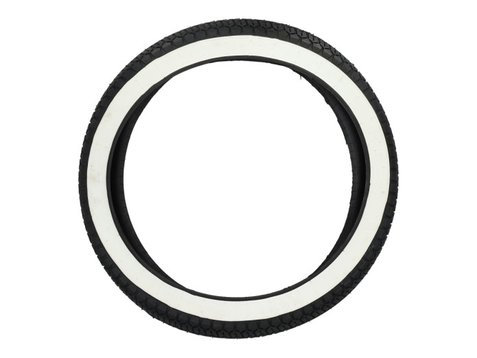 16 inch Sava / Mitas B8 white wall tire street Tomos A3 A35