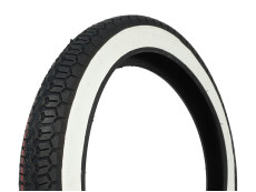 16 inch 2.25x16 Sava / Mitas B8 white wall tire street profile Tomos A3 / A35