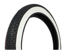 16 inch 2.25x16 Sava / Mitas B8 white wall tire street profile Tomos A3 / A35