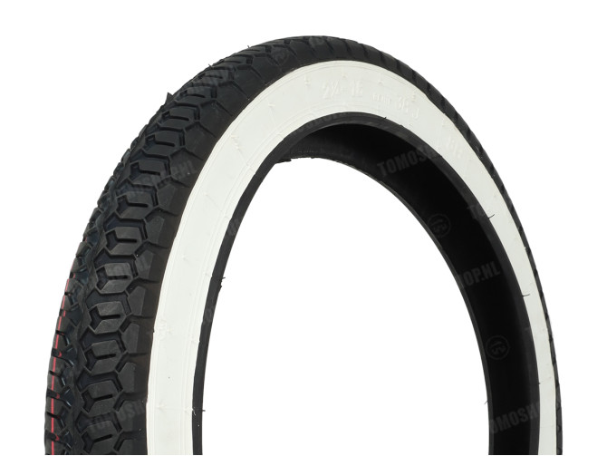16 inch Sava / Mitas B8 white wall straat band Tomos A3 A35 main