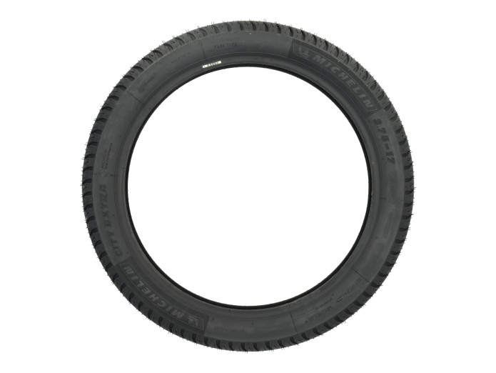 17 inch 2.75x17 Michelin City semislick band Tomos Revival