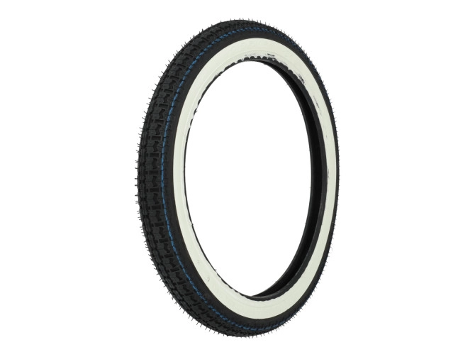 Kenda K252 2.25-16 White Wall Tires – Set Of 2 – 31LW, Speed L (75 Mph) – For Mopeds