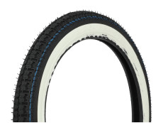 16 Zoll 2.25x16 Kenda K252 Weisswand Reifen Strassenprofil Tomos A3 / A35