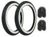 16 inch 2.25x16 Kenda white wall banden set Tomos A3 / A35 thumb extra