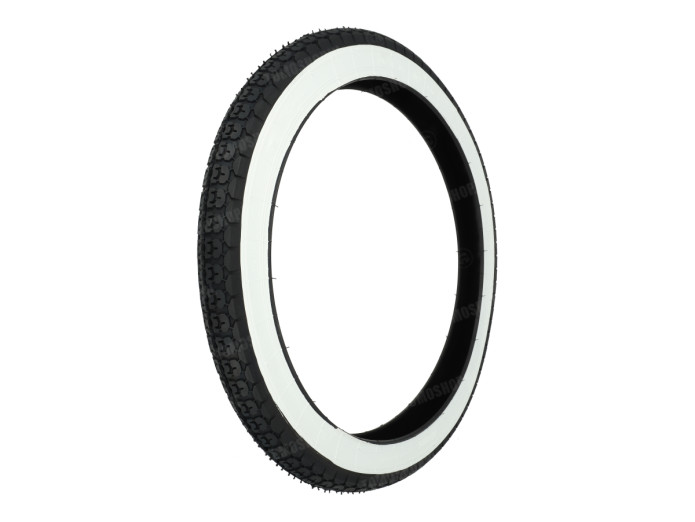 18 inch 2.25x18 Mitas B-4 tire white wall street profile Tomos 4L / APN-4