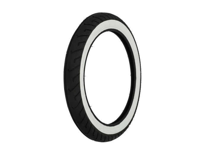 16 Zoll 2.50x16 Mitas MC-2 Reifen Semislick white wall Tomos A3 / A35