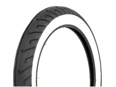 16 inch 2.50x16 Mitas MC-2 tire semislick white wall Tomos A3 / A35