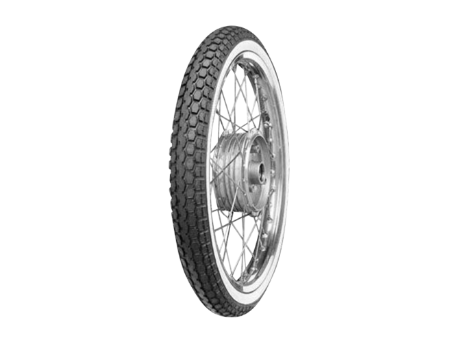 19 inch 2.00x19 Continental white wall tire Tomos 2L / 3L product