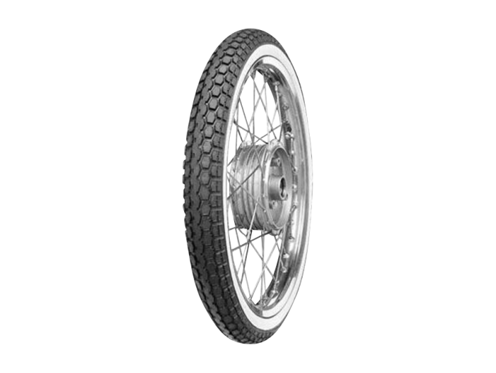 19 inch 2.00x19 Continental white wall tire Tomos 2L / 3L