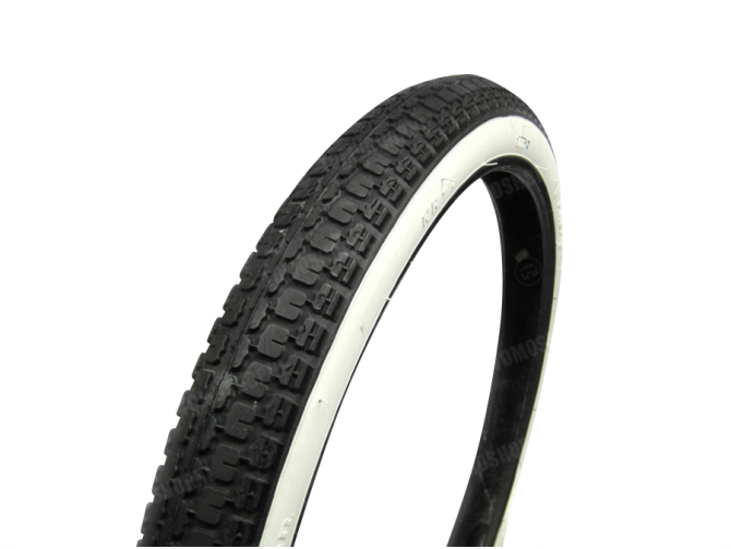19 inch 2.00x19 Anlas NR-7 whitewall tire Tomos 2L / 3L thumb