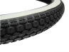 19 inch 2.00x19 Anlas NR-7 whitewall tire Tomos 2L / 3L thumb extra