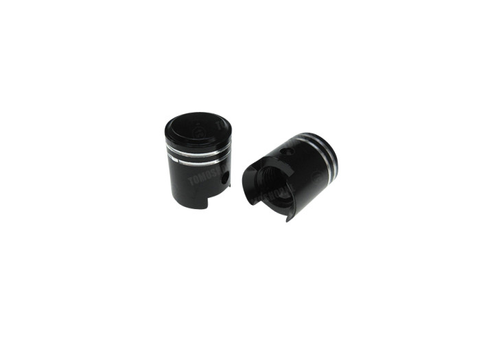 Ventieldoppen set piston zwart