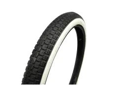 19 inch 2.00x19 Anlas NR-7 whitewall tire Tomos 2L / 3L