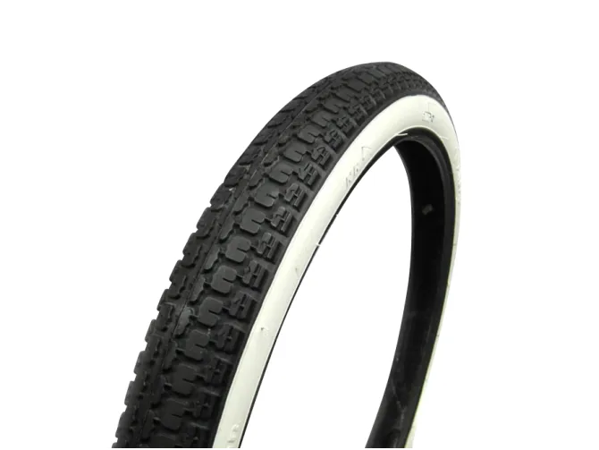 19 inch 2.25x19 Anlas NR-7 white wall tires set Tomos 2L / 3L product
