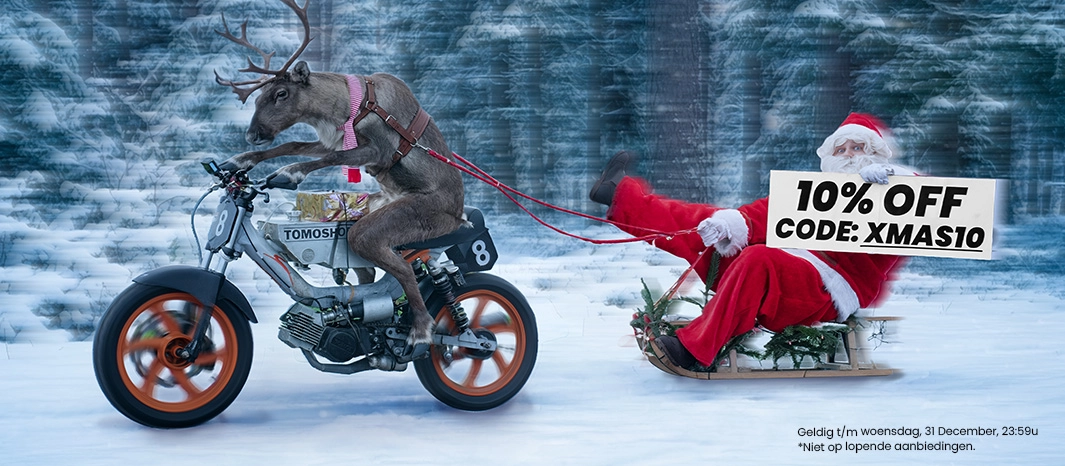 10% kortingmet code XMAS10