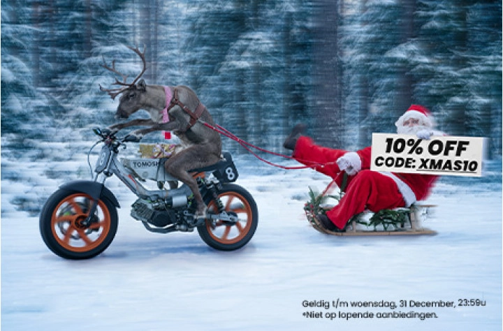 10% korting met code XMAS10