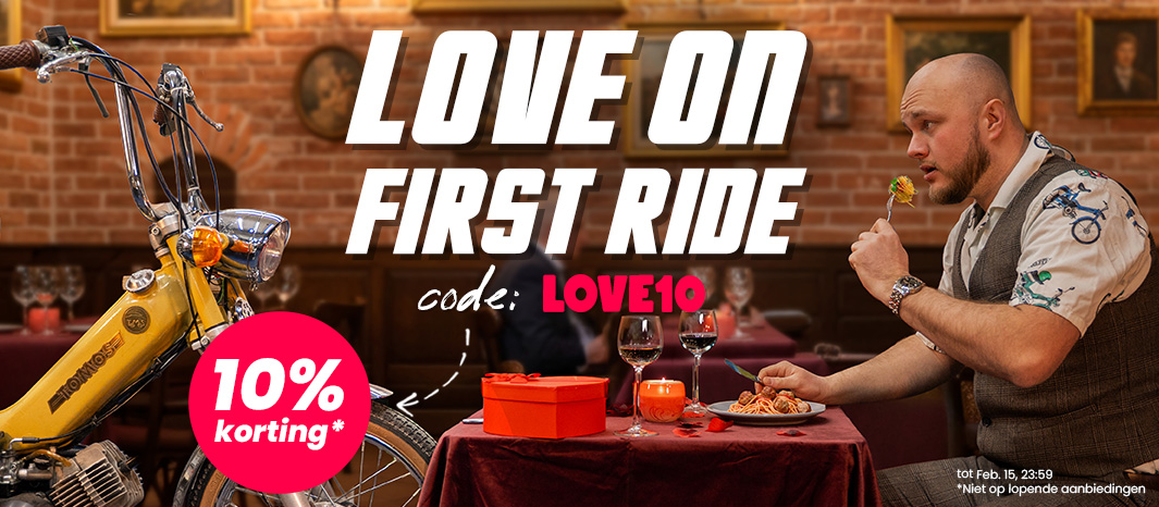 10% korting op Tomos onderdelen met LOVE10