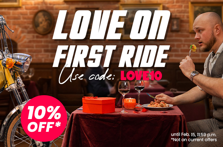 10% off all Tomos parts with code LOVE10