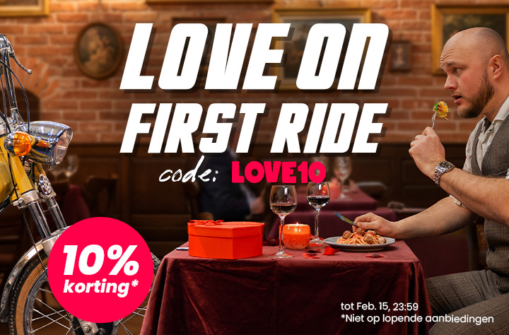 10% korting op Tomos onderdelen met LOVE10