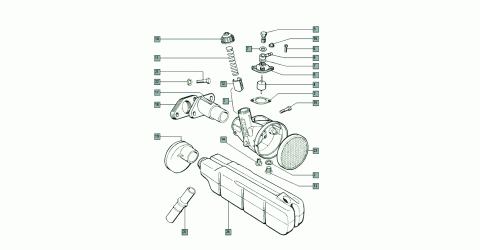 Tomos A3 carburetor (Bing 88A85/103)