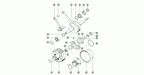 Tomos A3 crankshaft / clutch