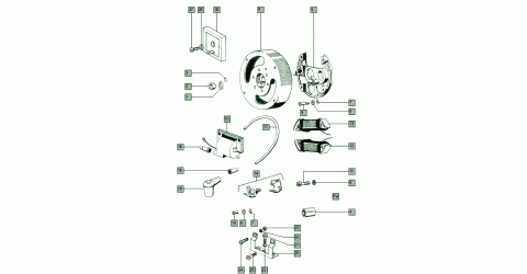 Tomos A3 ignition (Iskra 12V-50W)