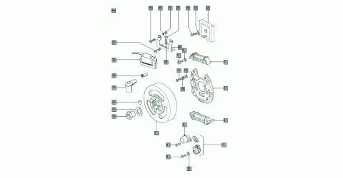 Tomos A3 ignition (CEV 12V-50W)