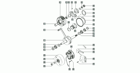 Tomos Classic crankshaft