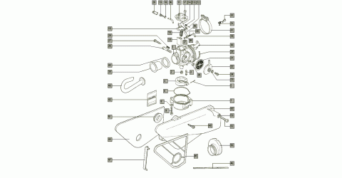 Tomos Classic carburetor intake