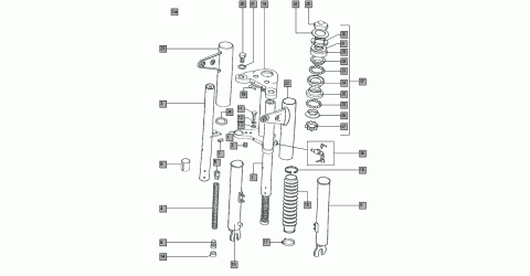 Tomos Flexer front fork