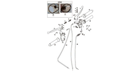 Exploded view Tomos Flexer XL