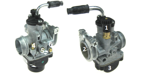 Differences in a Dellorto PHBG carburetor