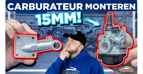 Tutorial: Hoe monteer je een 15mm Dellorto SHA carburateur?