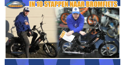 In 10 Stappen JOUW TOMOS Omkeuren naar Bromfiets