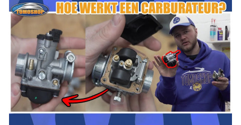 How does a Tomos carburetor work?