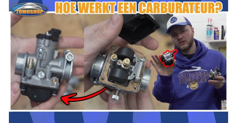 Hoe werkt een Tomos carburateur?