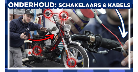 Moped-Wartung: Tomos Kabel und Schalter